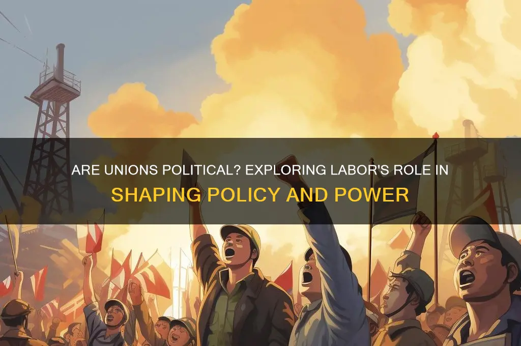 are unions political organizations