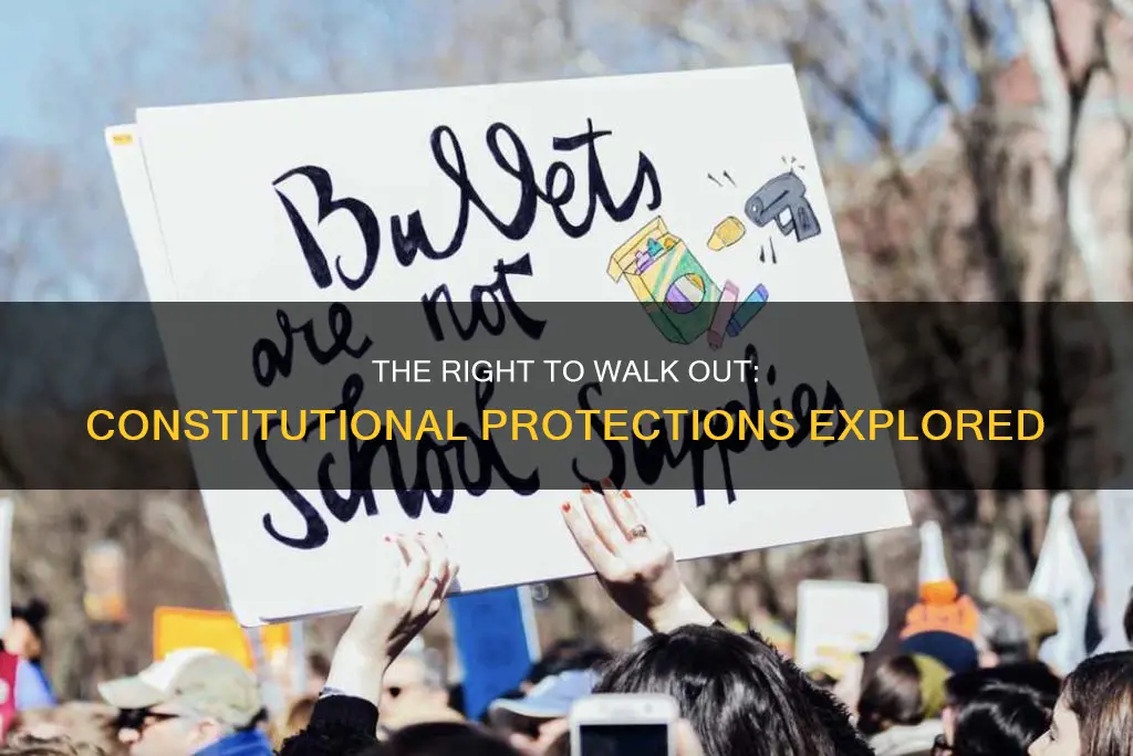 are walk outs constitutionally protected