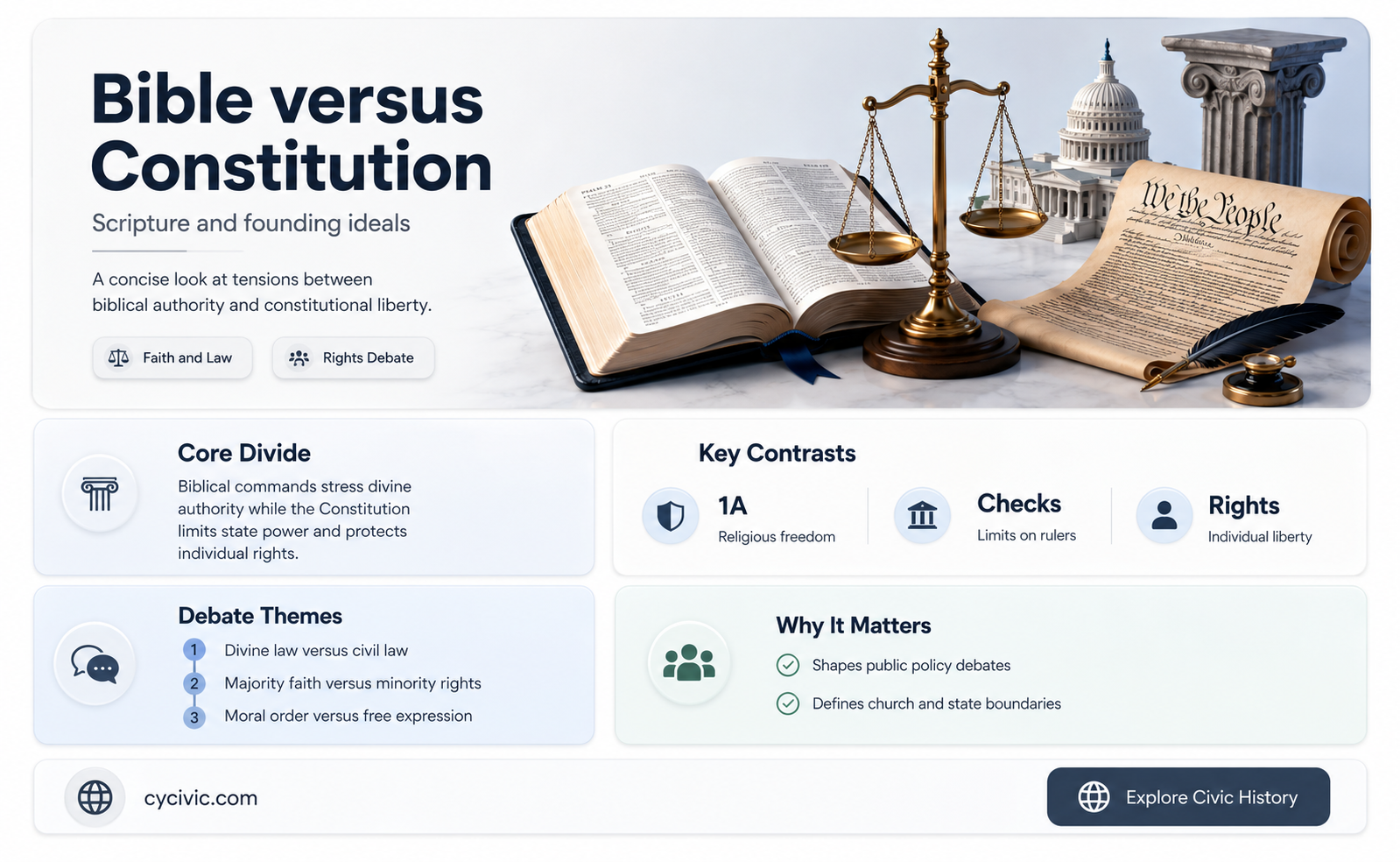 are there bible scriptures that go against the constitution