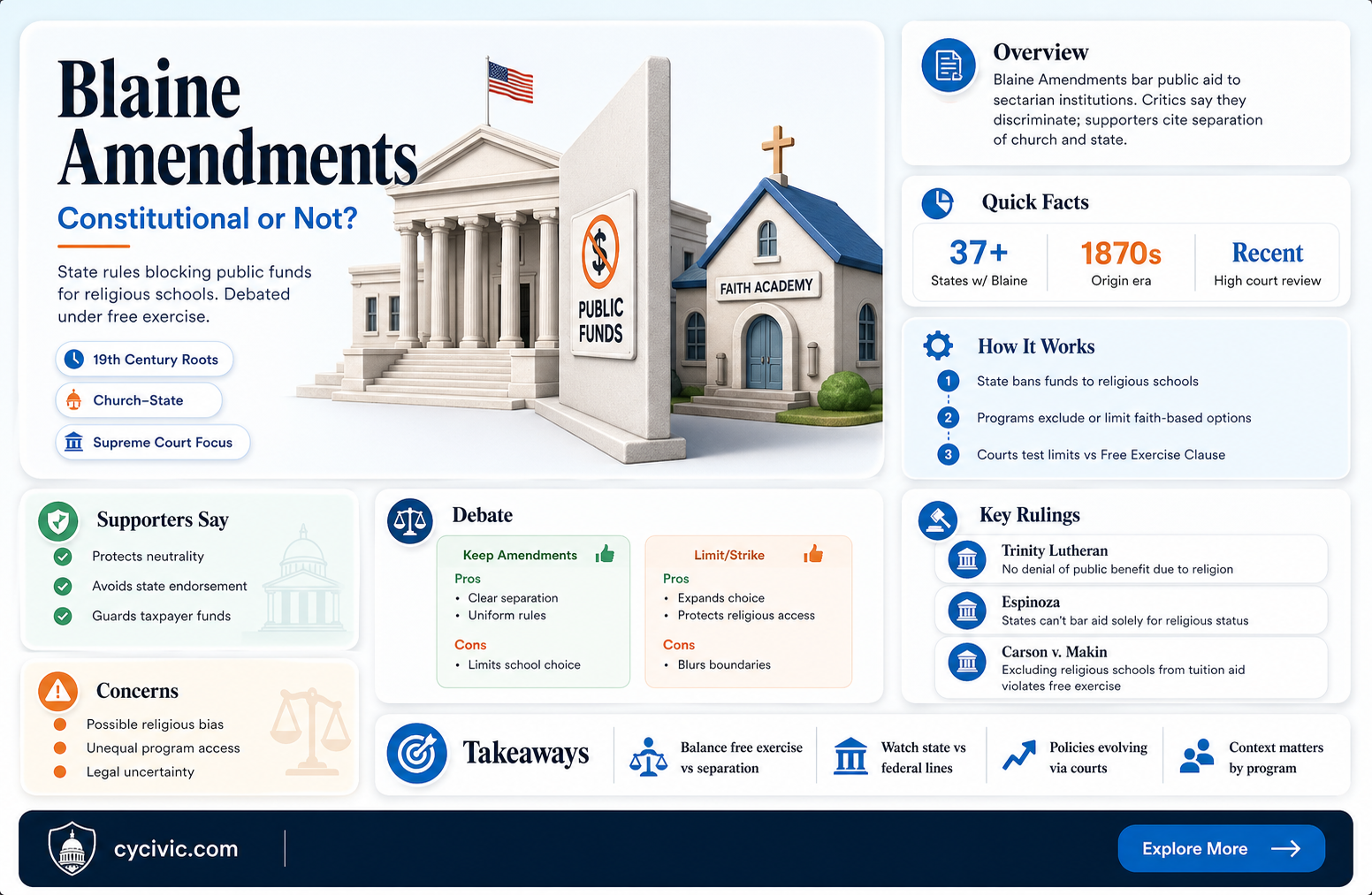 are blaine amendments constitutional