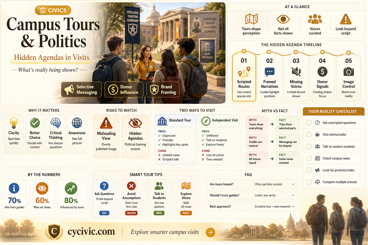 are campus tour political