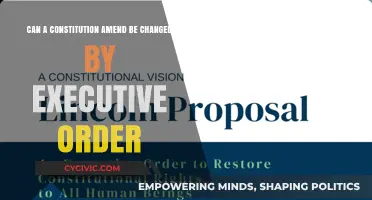 Executive Orders: Can They Change Constitutional Amendments?