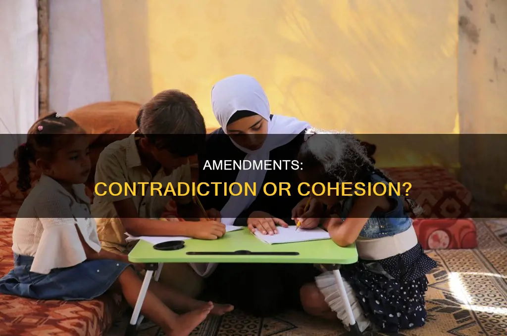 can a constitutional amendment contradict another