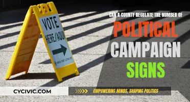 Political Campaign Sign Rules: County Regulation Rights and Limits