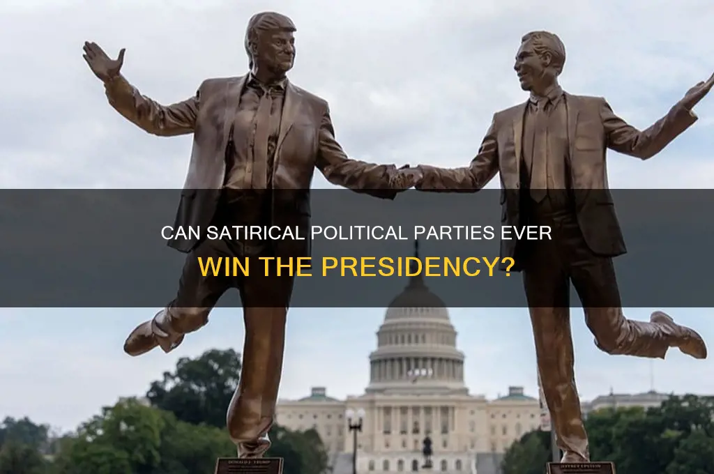 can a joke political party be president