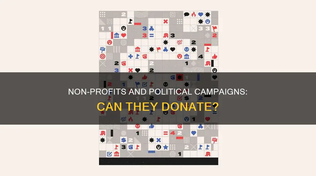 can a non profit donate to a political campaign