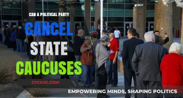 Can Political Parties Legally Cancel State Caucuses? Exploring the Process