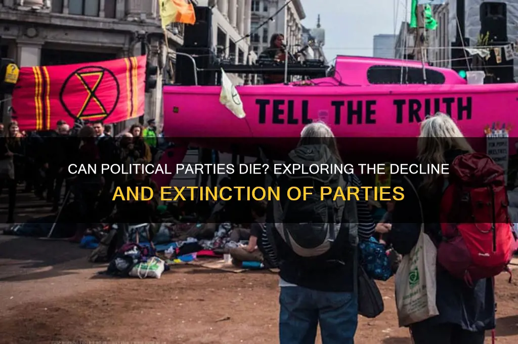 can a political party die