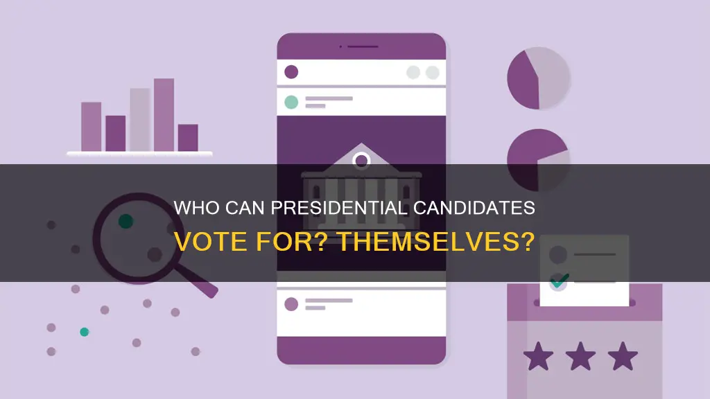 can a presidential candidate vote for themselves