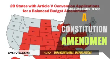 Secession: Constitutional Amendments and State Rights