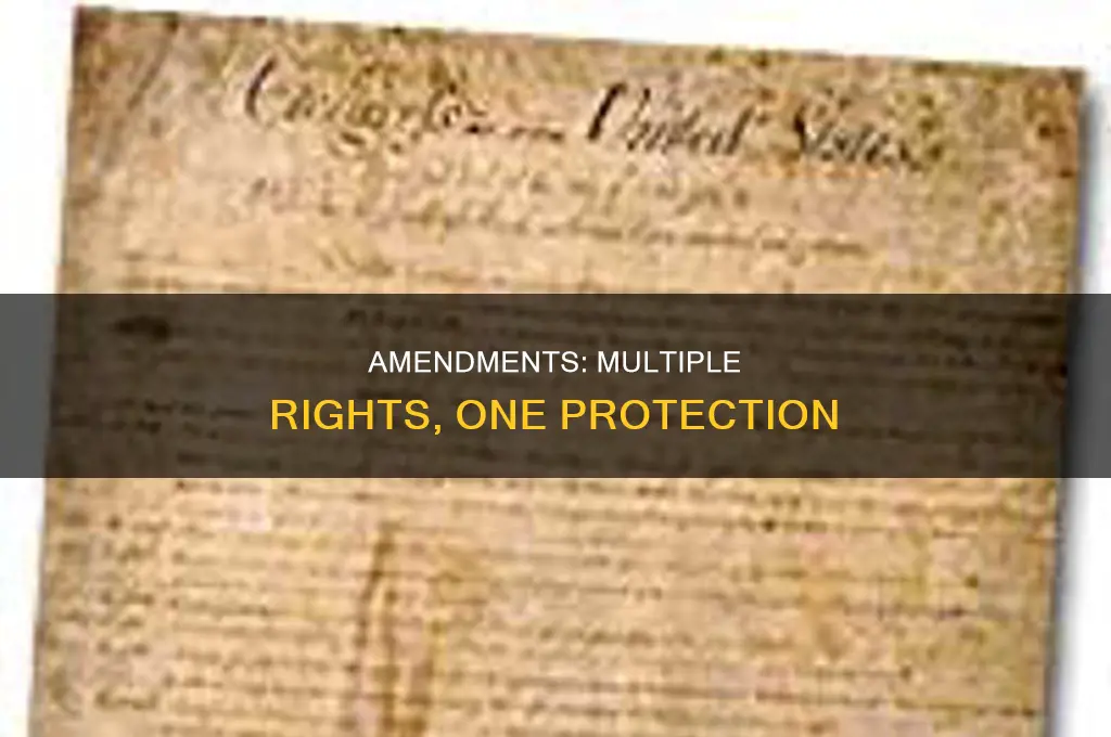 can an amendment protect more than one right