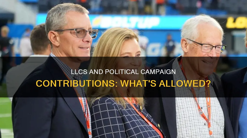can an llc contribute to a political campaign