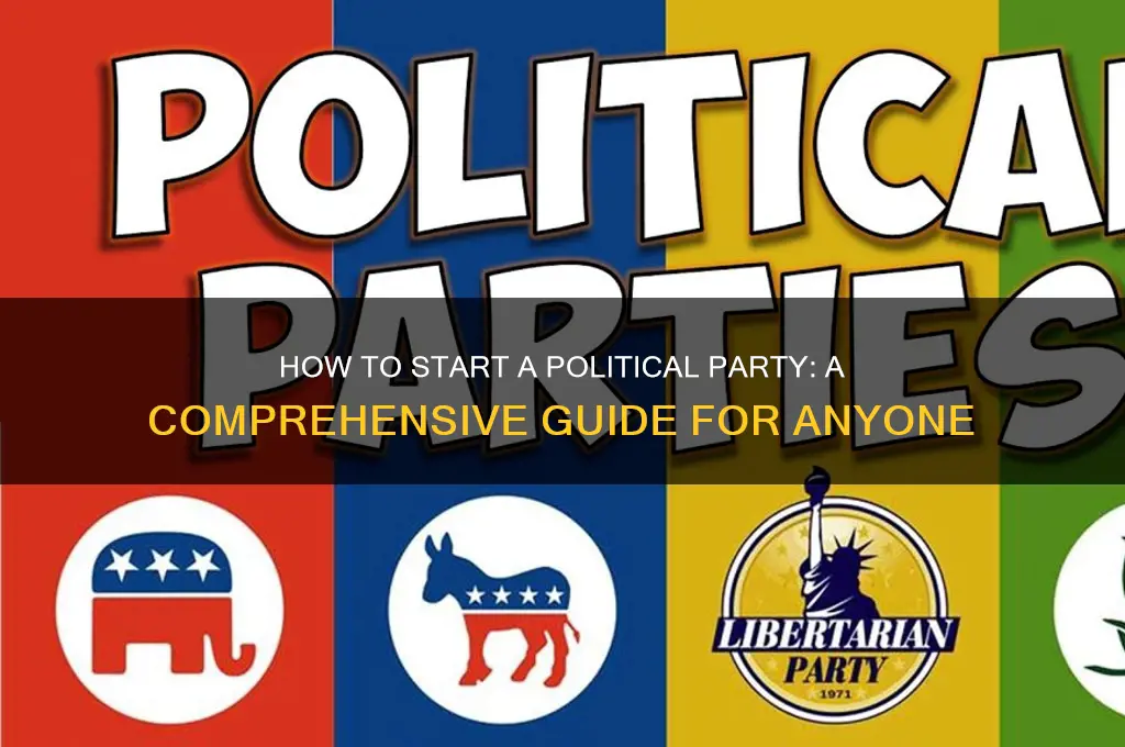 can anyone create a political party