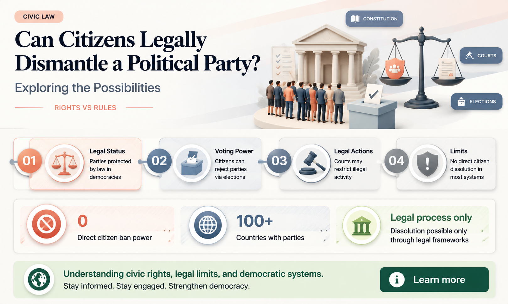 can a political party be dismantled by the people