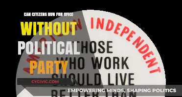 Running Independent: Can Citizens Campaign Without Political Party Backing?