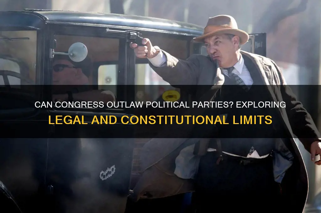 can congress outlaw a political party