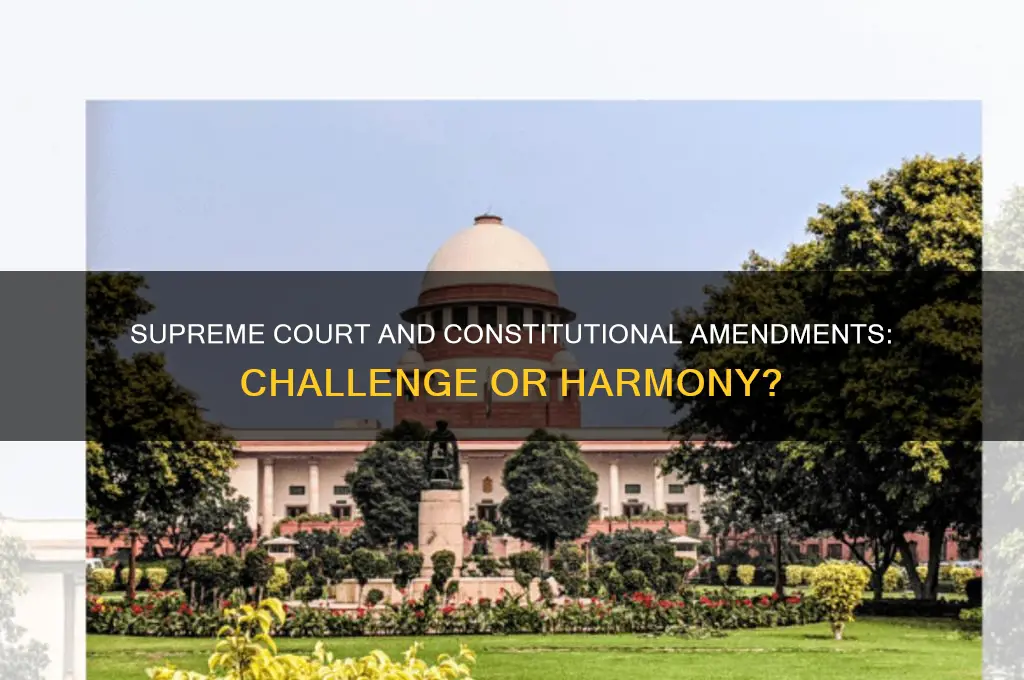 can constitutional amendment be challenged in supreme court in india