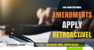 Retroactive Amendments: A Constitutional Conundrum