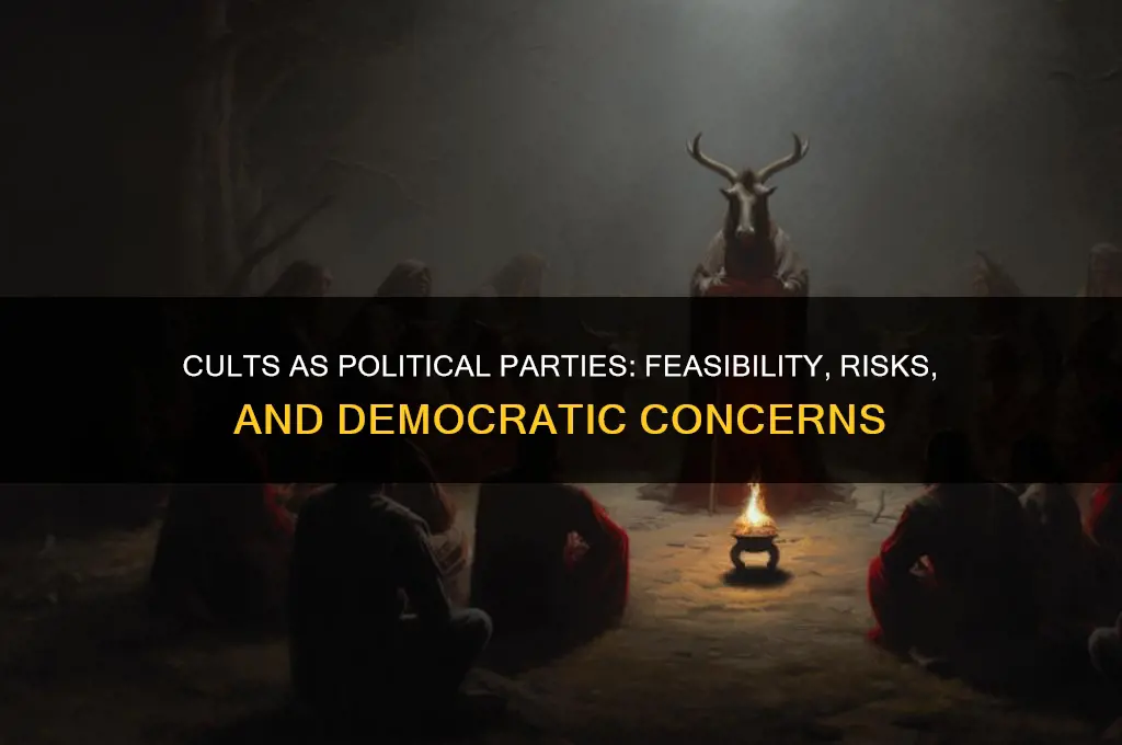 can cults run as a political party