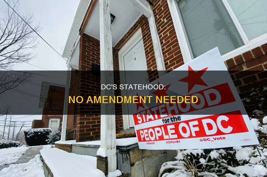 can dc become a state without a constitutional amendment