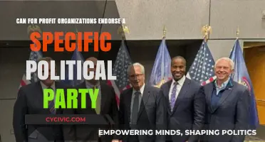 Can For-Profit Organizations Legally Endorse Political Parties?