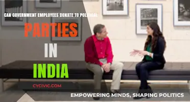 Can Indian Government Employees Legally Donate to Political Parties?