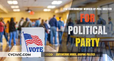 Can Government Employees Serve as Poll Greeters for Political Parties?
