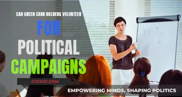 Green Card Holders: Political Campaign Volunteers?