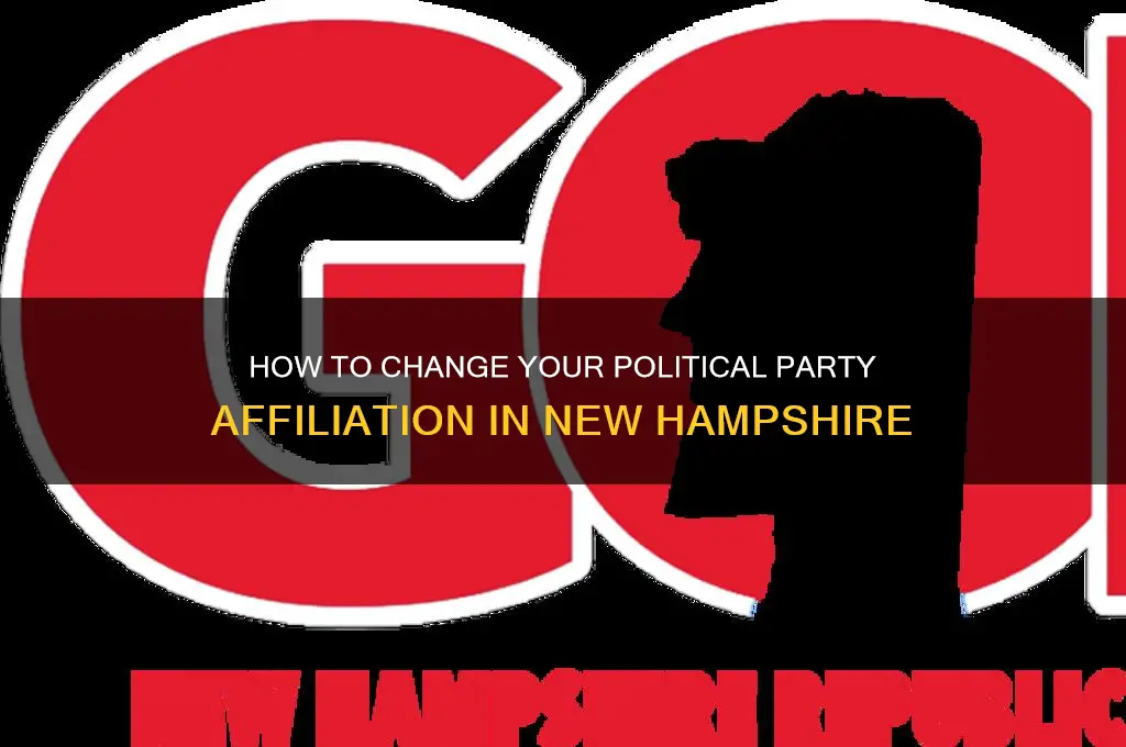 can i change my political party affiliation new hampshire