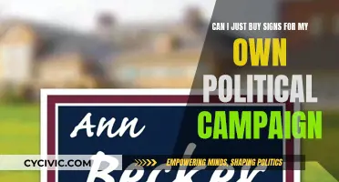 Purchasing Political Campaign Signs: Is It Allowed?