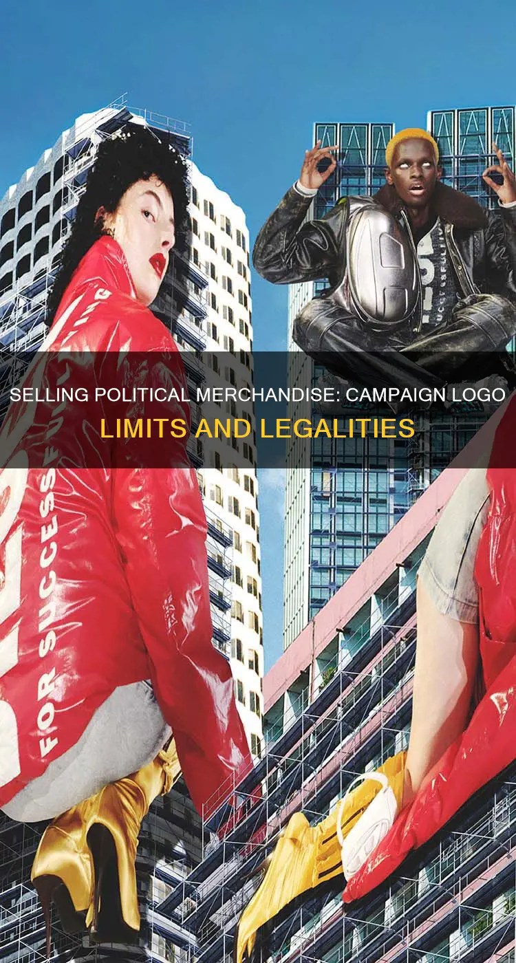 can i sell merchandise with political campaign logo