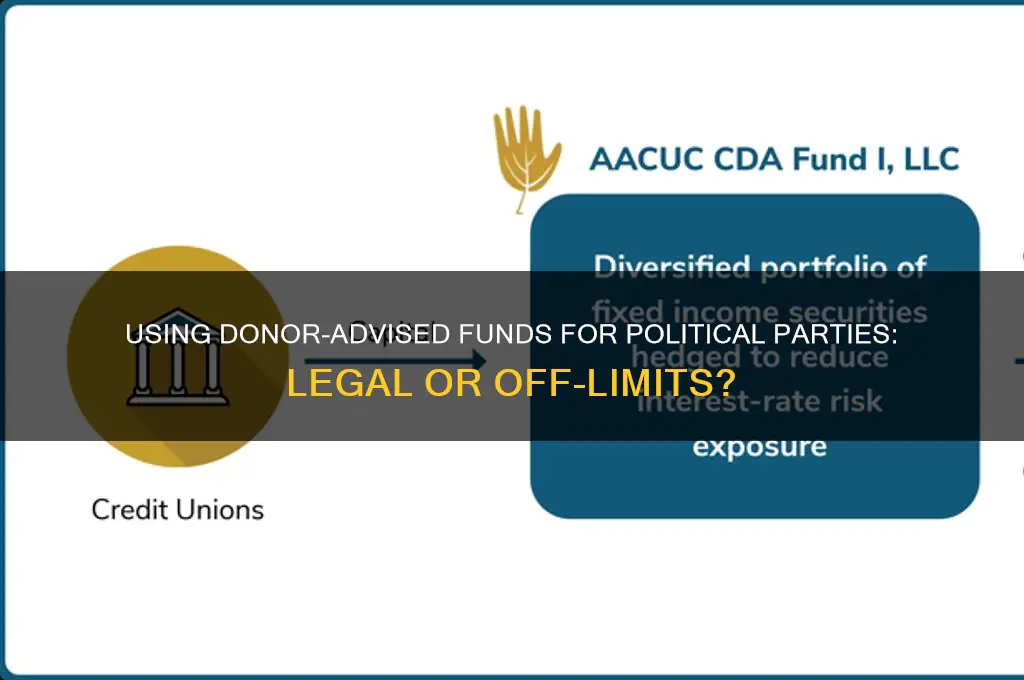 can i use donor advised funds for political parties