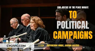 Justice of the Peace: Political Campaign Donations Allowed?