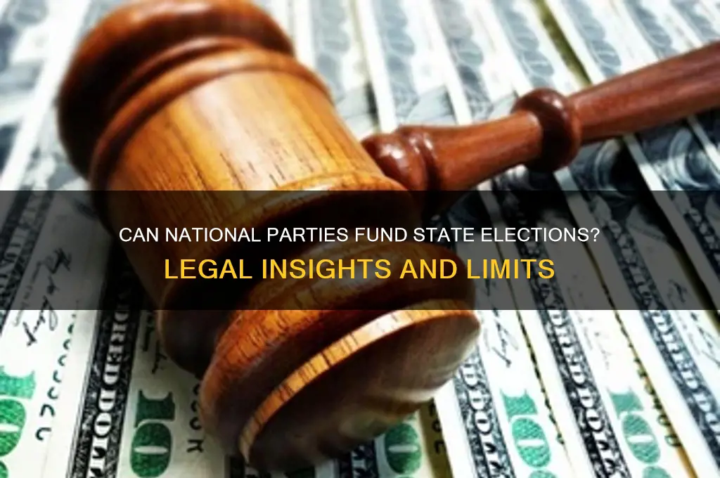 can national political parties spend money on state elections