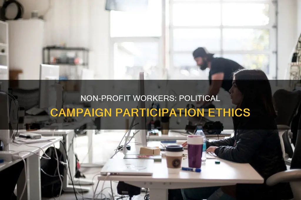 can non-profit worker work for political campaign