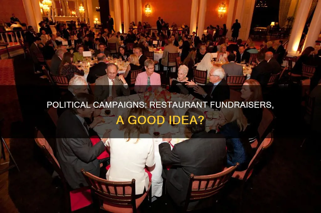can political campaigns do restaurant fundraisers