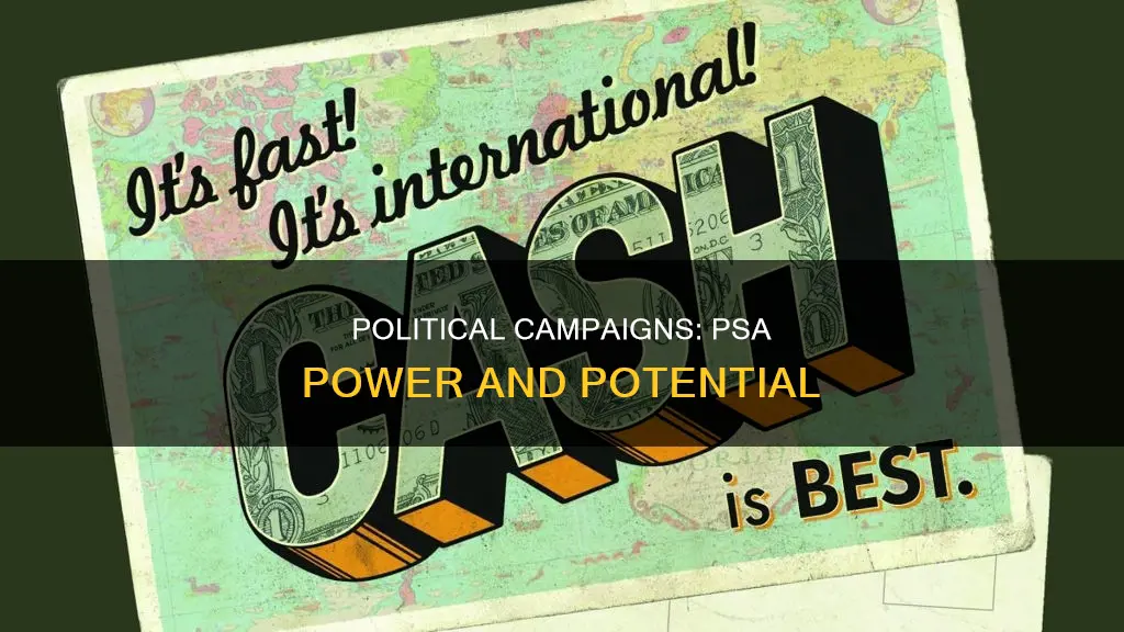 can political campaigns send psa
