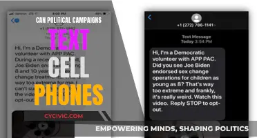 Political Campaigns: Texting Cell Phones, Legal or Not?
