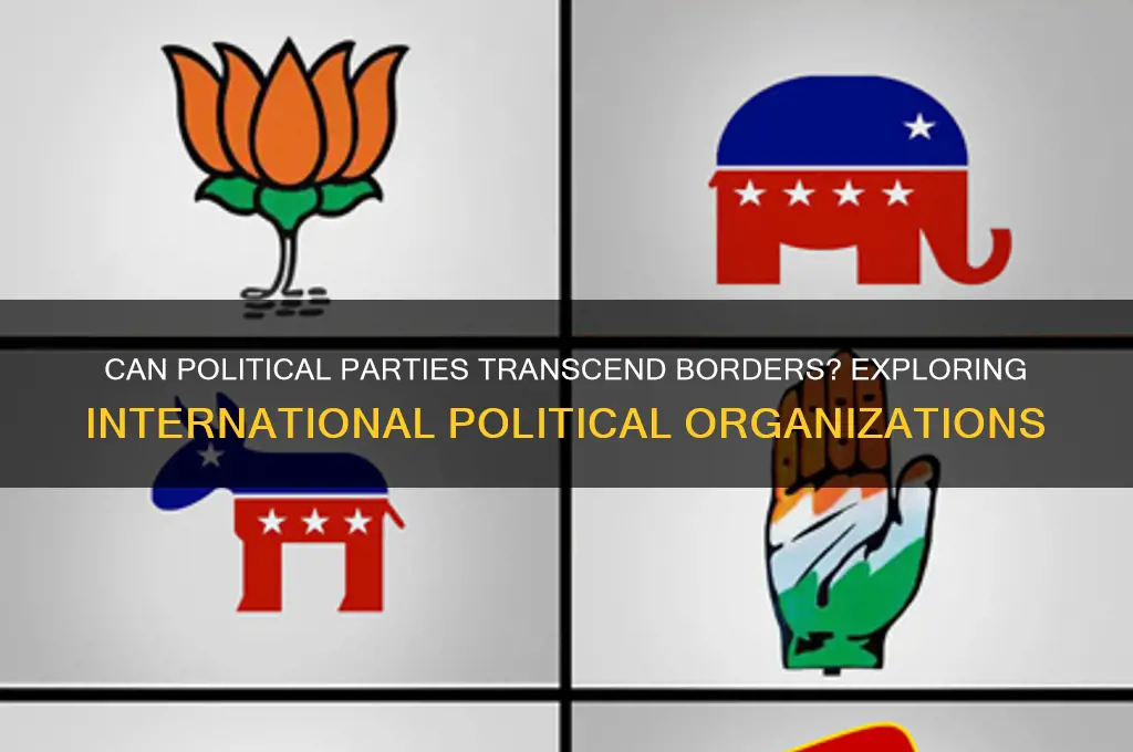 can political parties be international