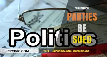 Can Political Parties Face Legal Action? Exploring the Possibility of Lawsuits