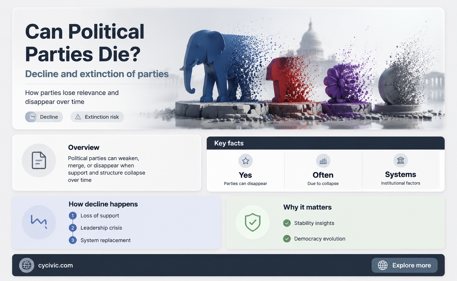 can a political party die