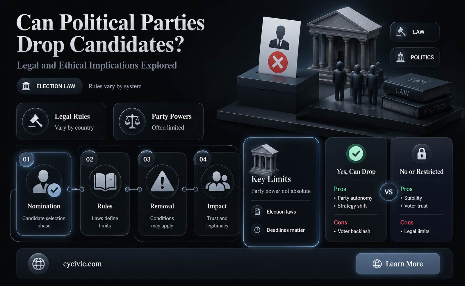 can a political party drop a candidate