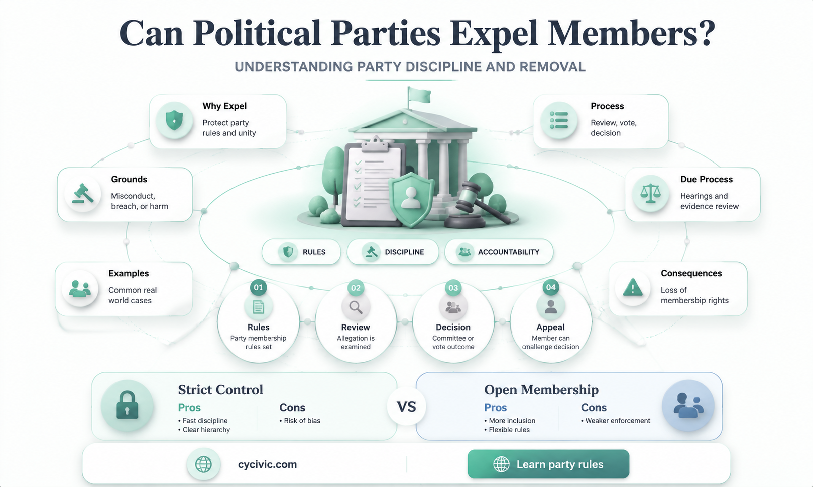 can a political party kick someone out