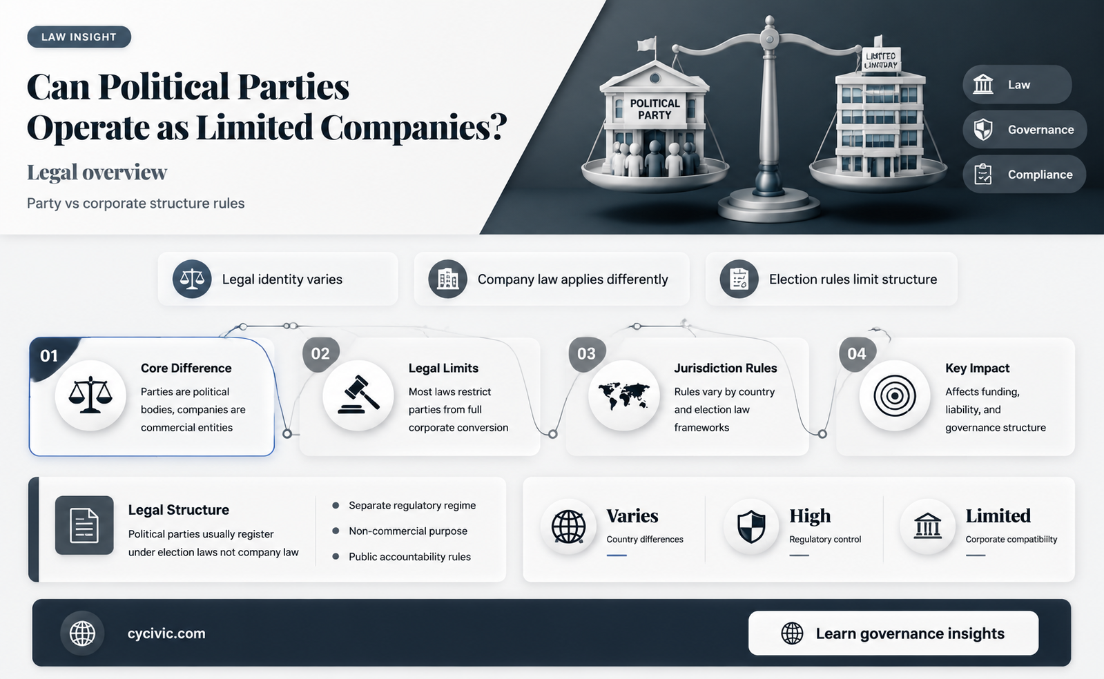 can a political party be a limited company