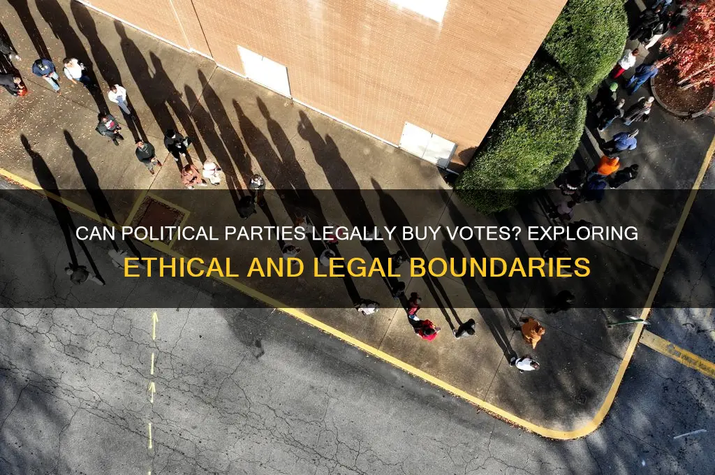 can political parties pay for votes
