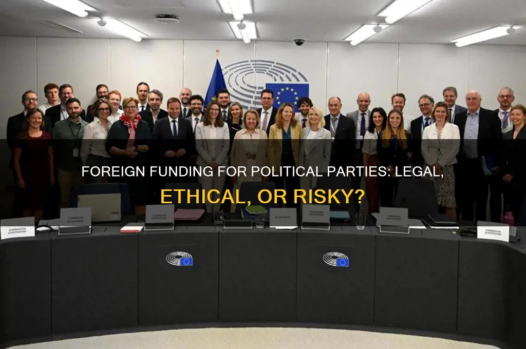 can political party accept foreign contribution