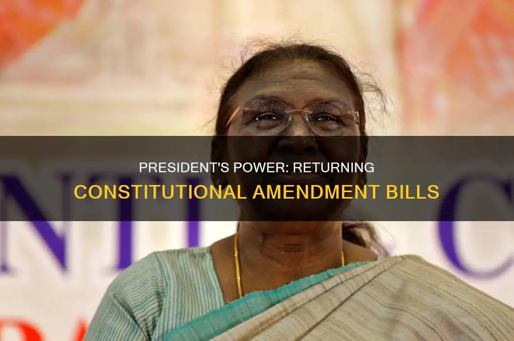 can president return constitutional amendment bill