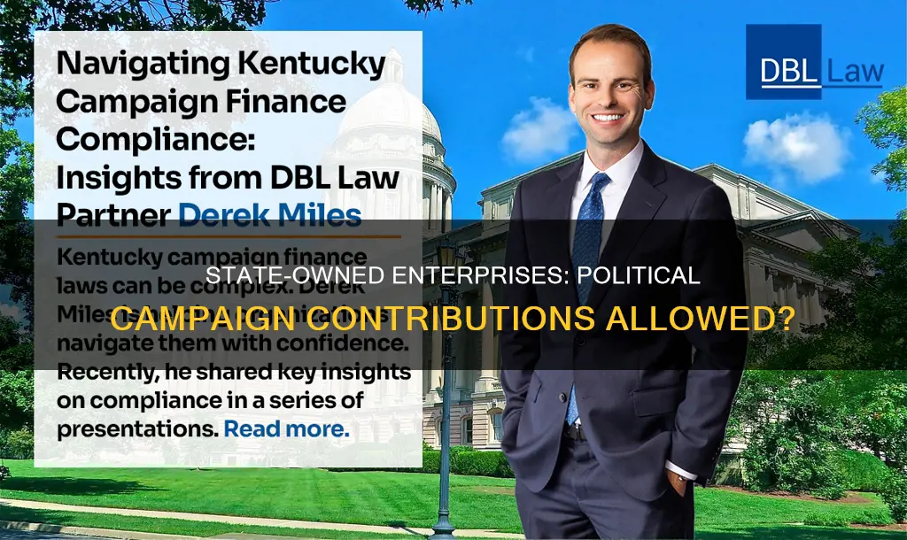 can state-owned enterprises make political campaign contributions