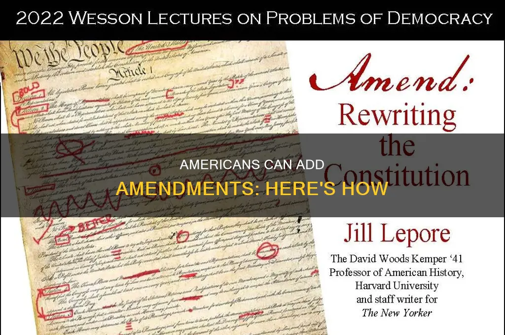 can the american people add a constitution amendment