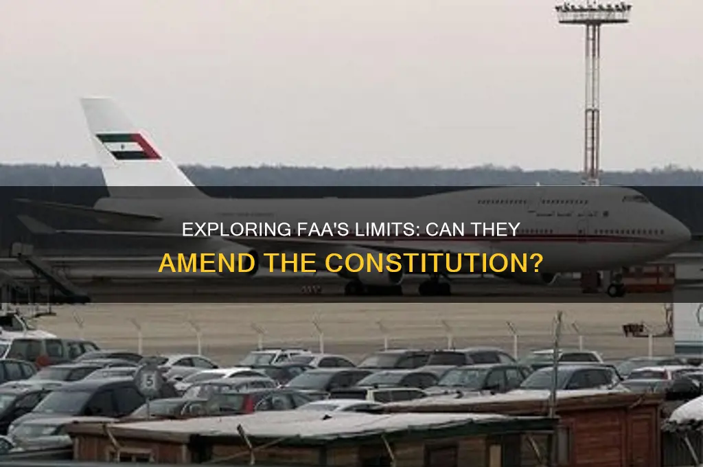 can the faa amend the constitution